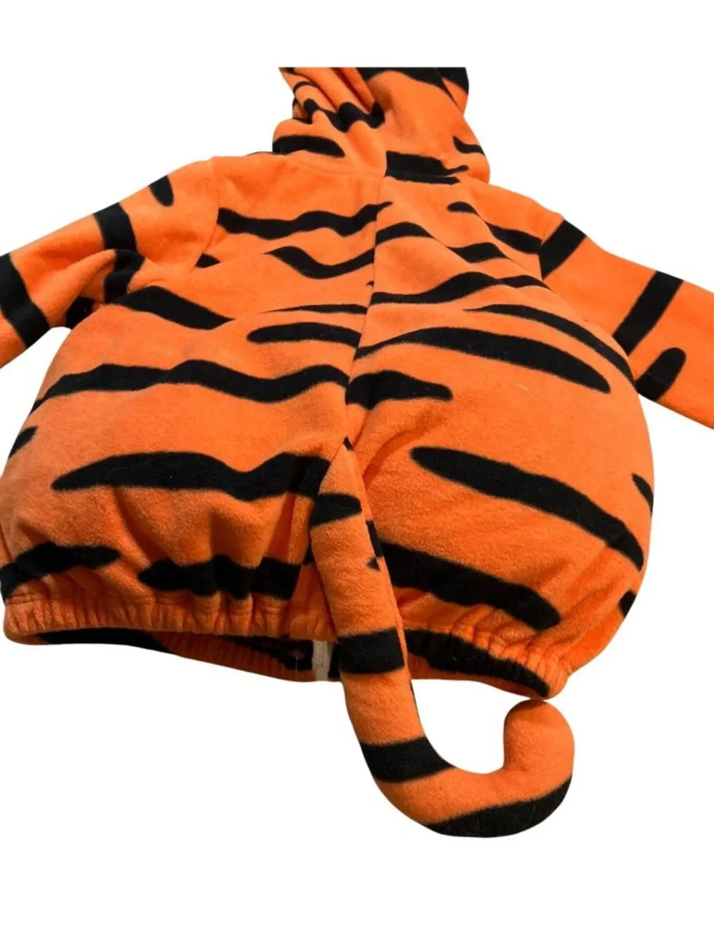 Carters Baby Tiger Costume 24 Months Orange Black Fleece Hooded Ears And Tail